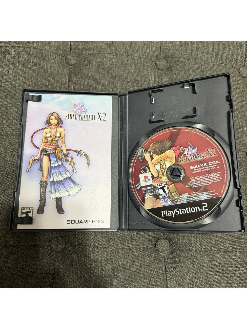 Final Fantasy X-2 PS2 CIB Black Label Complete Manual RPG